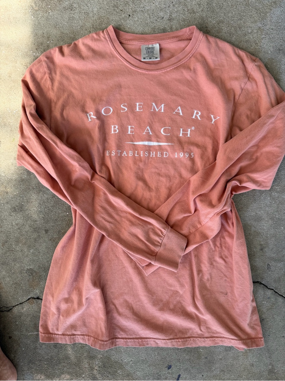 Women's Long Sleeve Tee - Dusty Coral Pink